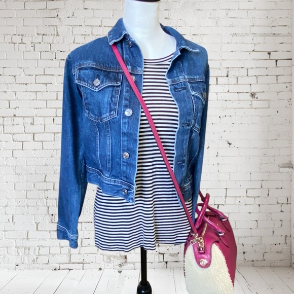 Coach Shearling Bennet Fushia Crossbody Handbag - Picture 5 of 16